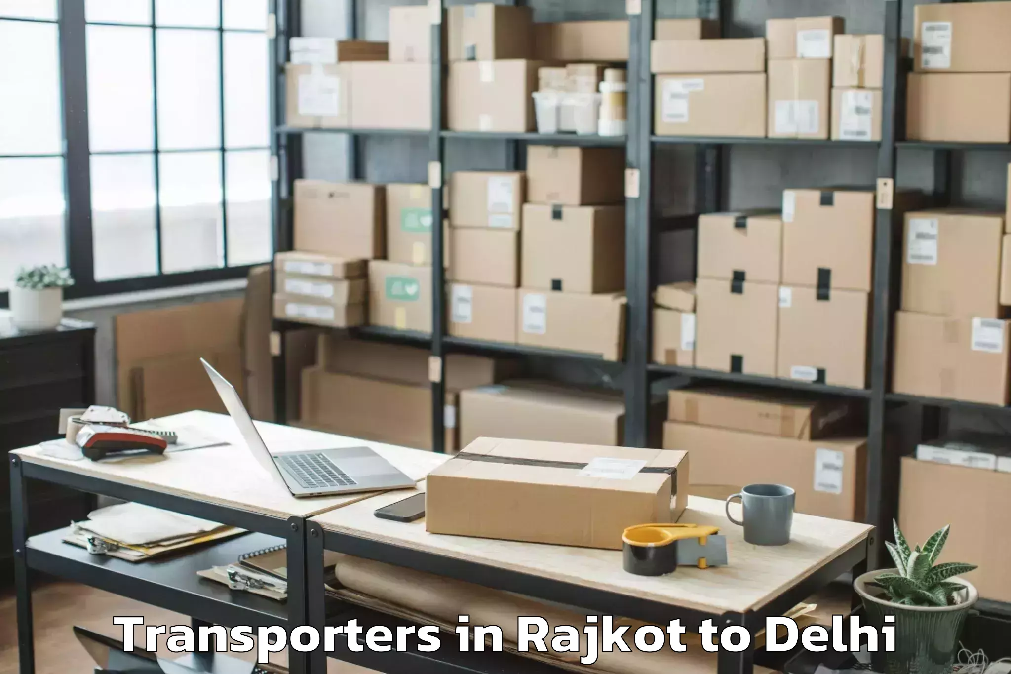 Book Rajkot to Vivek Vihar Transporters